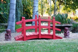 Here is a 6 ft double rail painted Fabulous Red.
