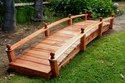  Here is a new design a traditional Japanese Garden Bridge a 12fter.
