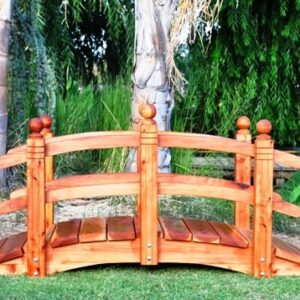 6 Foot Curved Double Rail Bridge