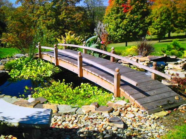 18 Foot Short Post Bridges | Garden Bridges