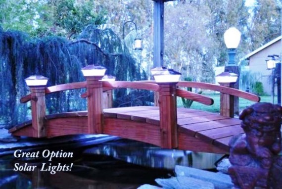  Post Caps Garden Bridges, Post caps different styles